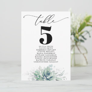 Invitación Gráfico de asientos del número de tabla de los suc