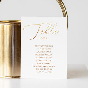 Invitación Gráfico de asientos formales del Boda de caligrafí