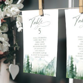 Invitación Gráfico de asientos numerados de la mesa de Sage M
