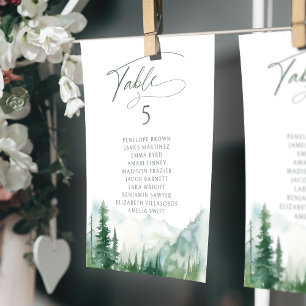 Invitación Gráfico de asientos numerados de la mesa de Sage M