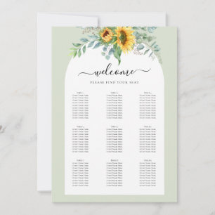 Invitación Gráfico de asientos pequeños