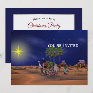 Invitación Gráfico de Navidades Estelares de Hombres Sabios