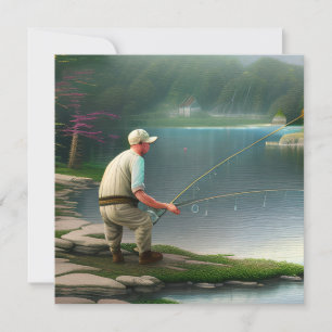 Invitación Gráfico de pesca
