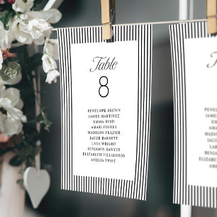 Invitación Gráficos de Asientos de Boda de la Clase Elegancia