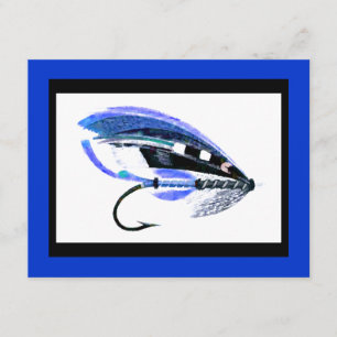 Invitación Gráficos de señalización de la pesca de mosca