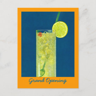 INVITACIÓN GRAN ABRIR ~ HAPPY HOUR POSTCARD