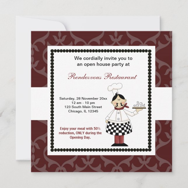 Invitación Gran apertura (Anverso)