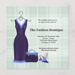 Invitación Gran Apertura de Moda