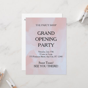 Invitación Gran Apertura de Negocios Otra Celebración