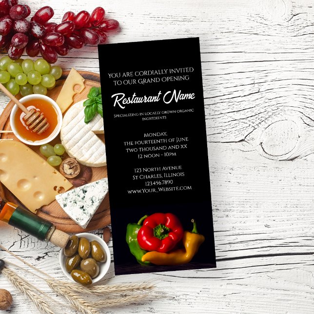 Invitación Gran apertura del restaurante Pepper Trio (Subido por el creador)