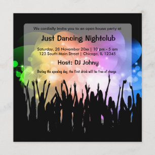 Invitación Gran Apertura Discoteca