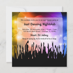 Invitación Gran Apertura Discoteca