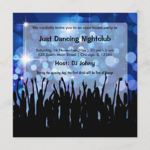 Invitación Gran Apertura Discoteca