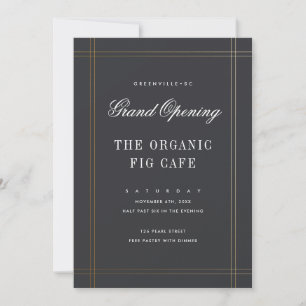 Invitación Gran Apertura Formal de Negocios