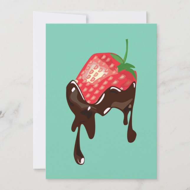 Invitación Gran apertura - Fresa (Anverso)