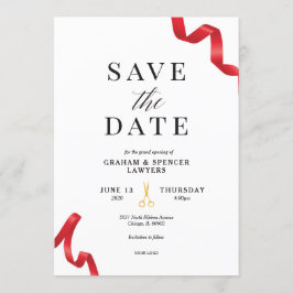 Invitación Gran apertura Guardar fecha