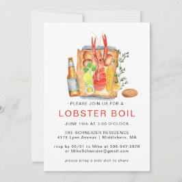 Invitación Gran Boil de Langosta de Verano | Parrillada de La