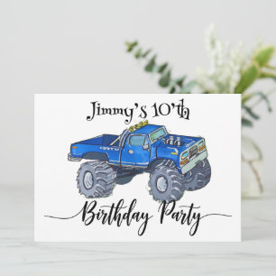 Invitación Gran camioneta