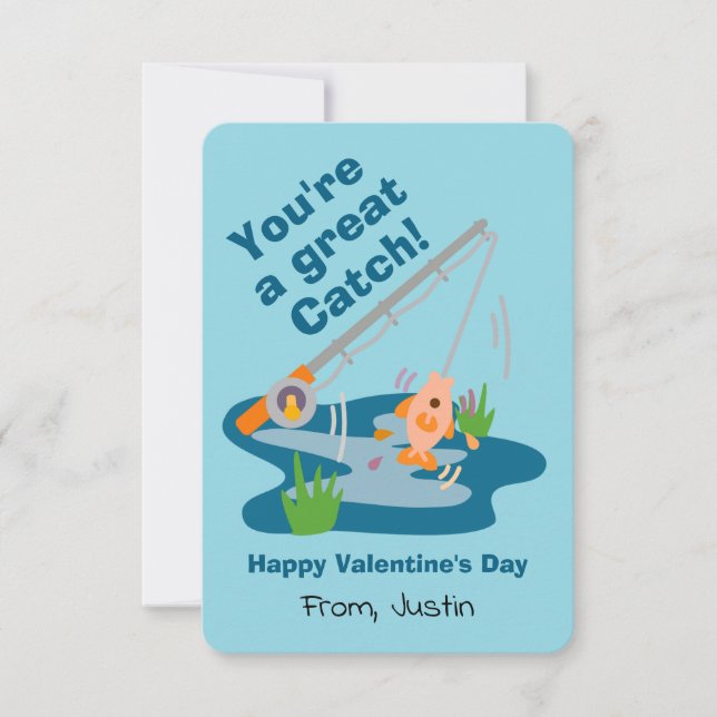 Invitación Gran Captura de Pesca San Valentín (Anverso)