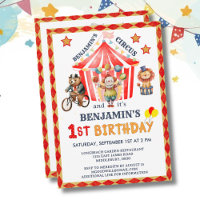 Gran Circo Carnaval Cumpleaños Niño 1er Cumpleaños