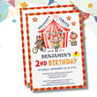 Gran Circo Carnaval Cumpleaños Niño 2º Cumpleaños