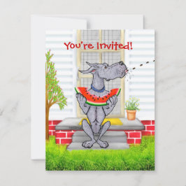 Invitación Gran Dane SPIT Blue