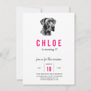 Invitación Gran Danés