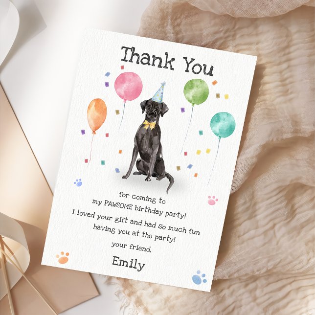 Invitación Gran fiesta de cumpleaños del perro con pipa de da (Subido por el creador)