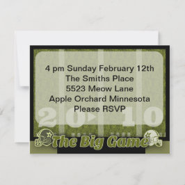 Invitación Gran Fiesta de partidos de fútbol