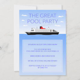 Invitación Gran Fiesta de Pool