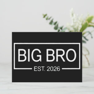 Invitación Gran Hermano Est. 2026 Nuevo Embarazo de Big Broth