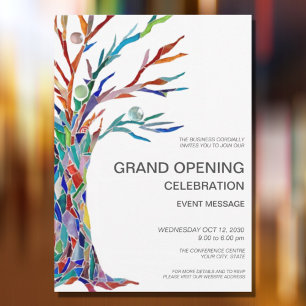 Invitación Gran inauguración comercial