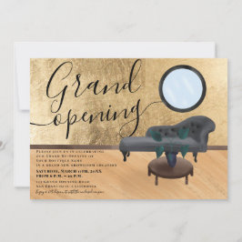 Invitación Gran inauguración del salón de belleza de la escen