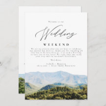 GRAN MONTAÑA DE HUMOR Boda Bienvenido Itinerario