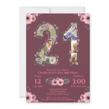 Gran mujer de Collage de fotos de cumpleaños 21