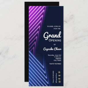 Invitación Gran Neón de Apertura