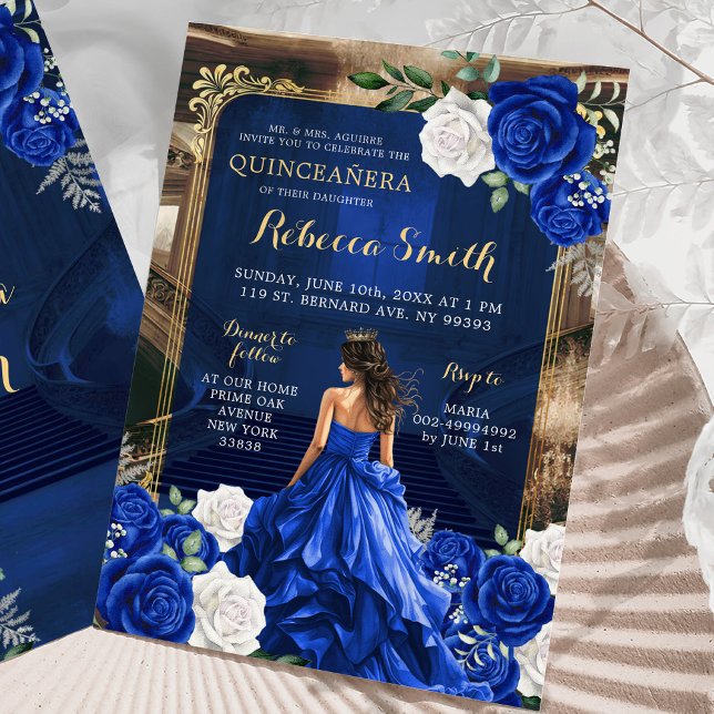 Invitación Gran Palacio Real de Quinceañera Princesa (Subido por el creador)