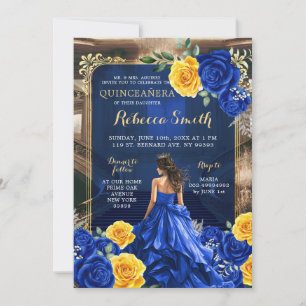 Invitación Gran Palacio Real de Quinceañera Princesa