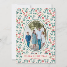 Gran patrón milenario tradicional verde y rojo