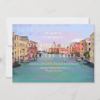 Invitación Gran pintura de Venecia