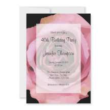 Gran Rosa negrita Purple Spring Cumpleaños