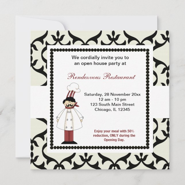 Invitación Grand Opening (Anverso)