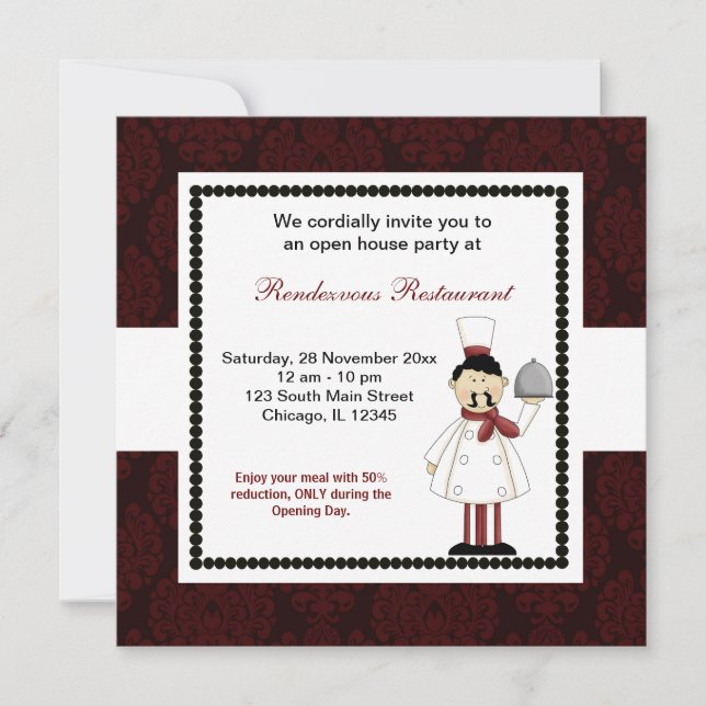 Invitación Grand Opening (Anverso)