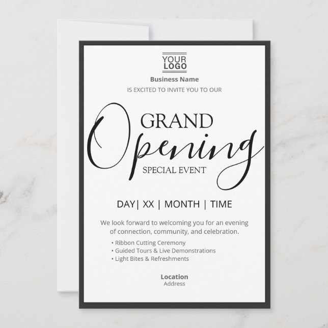 Invitación Grand Opening Special Event (Anverso)