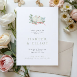 Invitación Grandmillenial Love Birds Couples Shower