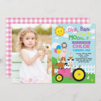 Granja Barnyard Animales Viejo MacDonald Chica Cum