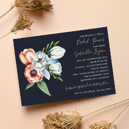 Invitación Granja Floral Anemone Greenery Bridal Shower