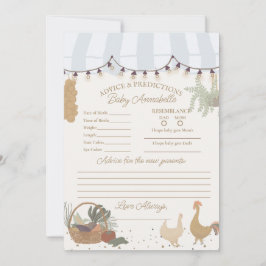 Invitación Granjas azules en el mercado Granja Asesoramiento