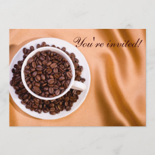 Invitación Granos de café