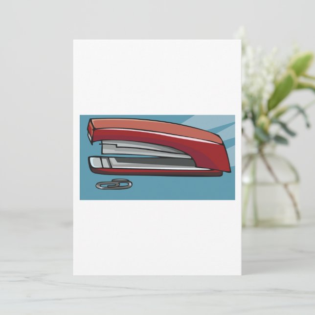 Invitación Grapadora (Anverso de pie)